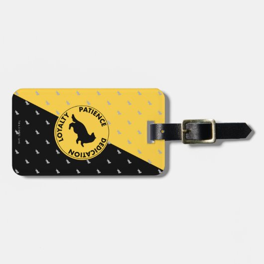 Étiquette À Bagage Harry Potter | HUFFLEPUFF™ Caractéristiques graphi (Devant horizontal)