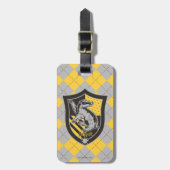Étiquette À Bagage Harry Potter | Hufflepuff House Pride Crest (Devant Vertical)