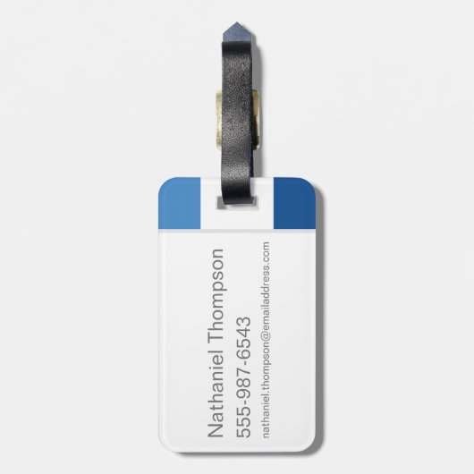 Étiquette À Bagage Harry Potter | Logo Ravenclaw House Pride (Dos Vertical)