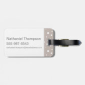 ÉTIQUETTE À BAGAGE HARRY POTTER™ | MAISONS DE PÉPÉES HOGWARTS™ (Dos horizontal)