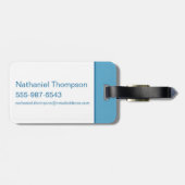 Étiquette À Bagage HARRY POTTER™ Peinture de Patronus (Dos horizontal)