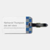 Étiquette À Bagage Harry Potter | Ravenclaw House Pride Crest (Dos horizontal)