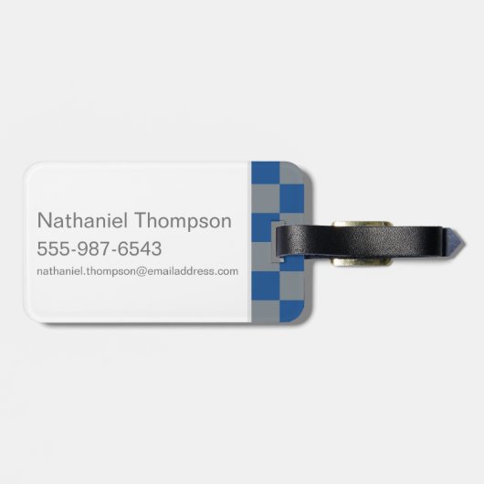 Étiquette À Bagage Harry Potter | Ravenclaw House Pride Crest (Dos horizontal)