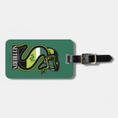 Étiquette À Bagage HARRY POTTER™ | SLYTHERIN™ Badge Athlétique (Devant horizontal)