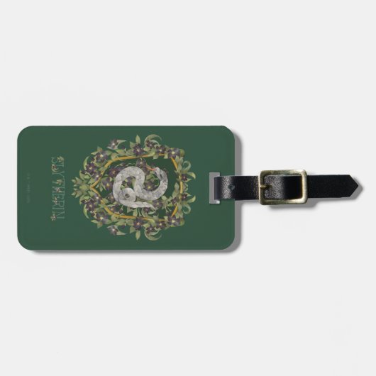 Étiquette À Bagage HARRY POTTER™ | SLYTHERIN™ Crest (Devant horizontal)