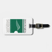 Étiquette À Bagage Harry Potter | SLYTHERIN™ House Quidditch Seeker (Devant horizontal)