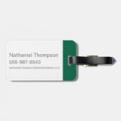 Étiquette À Bagage Harry Potter | SLYTHERIN™ House Quidditch Seeker (Dos horizontal)