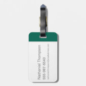 Étiquette À Bagage Harry Potter | SLYTHERIN™ House Traits Sigil (Dos Vertical)