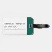 Étiquette À Bagage Harry Potter | SLYTHERIN™ House Traits Sigil (Dos horizontal)