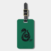 Étiquette À Bagage Harry Potter | Slytherin Snake Icon (Devant Vertical)
