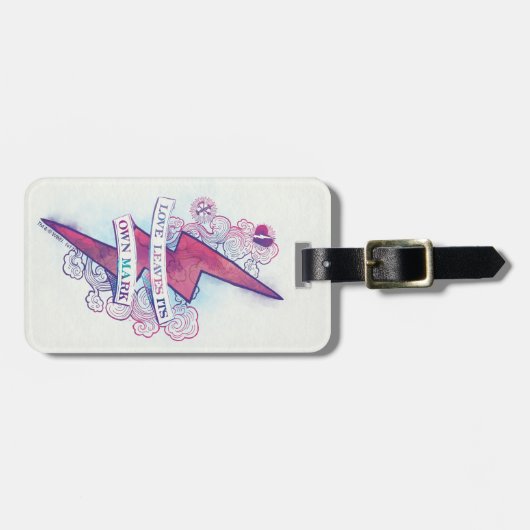 Étiquette À Bagage Harry Potter Spell | Love Feuilles son propre Mark (Devant horizontal)