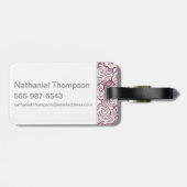 Étiquette À Bagage Harry Potter Spell | "Toujours" Doe Patronus (Dos horizontal)