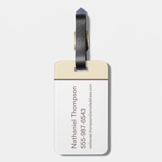 Étiquette À Bagage HARRY POTTER™ | Summer Magic HOGWARTS™ Crest (Dos Vertical)