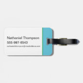 Étiquette À Bagage HARRY POTTER™ Surplombant le château HOGWARTS™ (Dos horizontal)