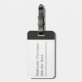 Étiquette À Bagage Harry Potter| Typographie du château HOGWARTS™ (Dos Vertical)