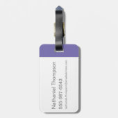 Étiquette À Bagage Harry Potter | Unicorne Graphique Forêt Interdite (Dos Vertical)