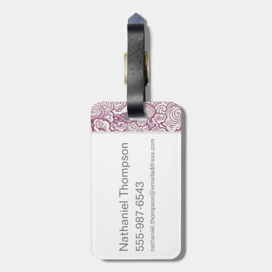 Étiquette À Bagage Harry Potter | Vous êtes si aimés (Dos Vertical)