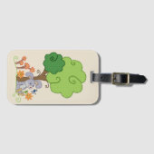 Étiquette À Bagage Hase unterm Baum (Devant Horizontal)