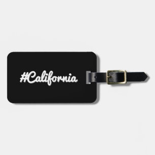 Étiquette À Bagage Hashtag Etat de Californie