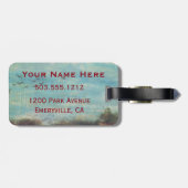 Étiquette À Bagage Haut et loin (Dos horizontal)