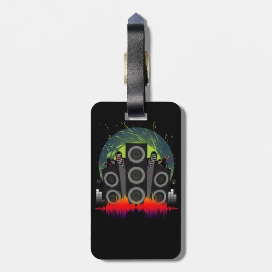 Étiquette À Bagage Haut-parleur (Dos Vertical)