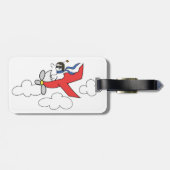 Étiquette À Bagage Haute étiquette volante de bagage (Dos horizontal)