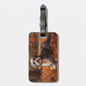 Étiquette À Bagage Havanais en automne Feuilles automne Inspiration (Dos Vertical)