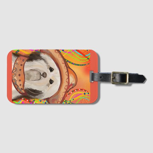 ÉTIQUETTE À BAGAGE HAVANESE (Devant Horizontal)