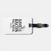 Étiquette À Bagage Have Bacon Will Travel (Dos horizontal)