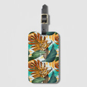 Étiquette À Bagage Hawaïen personnalisé (Devant Vertical)