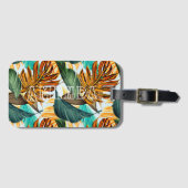 Étiquette À Bagage Hawaïen personnalisé (Devant Horizontal)