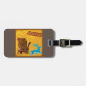 Étiquette À Bagage Hawaii Aloha Tiki Bar Retro Luau Party (Devant horizontal)