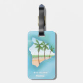 Étiquette À Bagage Hawaii Big Island (Dos Vertical)