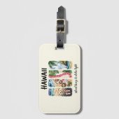 Étiquette À Bagage Hawaii - Island Breeze & Aloha Light (Devant Vertical)