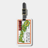 Étiquette À Bagage Hawaii Paradise (Devant Vertical)