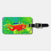 Étiquette À Bagage Hawaii Scuba Diver (Devant horizontal)