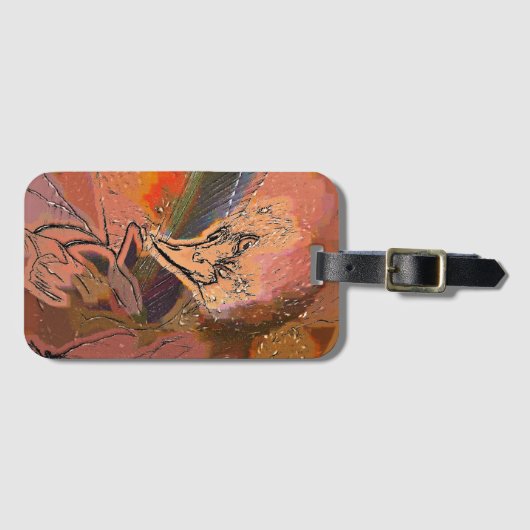 ÉTIQUETTE À BAGAGE HAWK (Devant Horizontal)