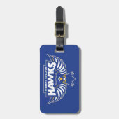 Étiquette À Bagage Hawks du Hilbert College (Devant Vertical)