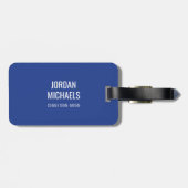 Étiquette À Bagage Hawks du Hilbert College (Dos horizontal)