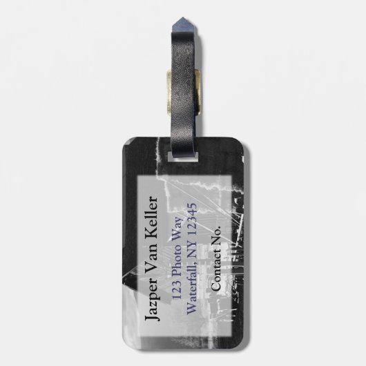 Étiquette À Bagage Hay Barn (Dos Vertical)