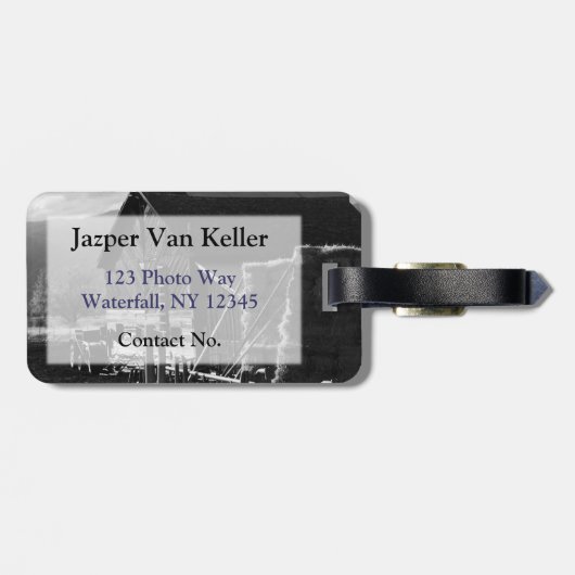 Étiquette À Bagage Hay Barn (Dos horizontal)