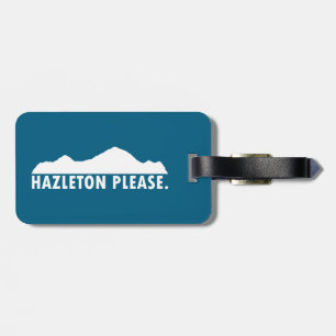 Étiquette À Bagage Hazleton Pennsylvania S'il vous plaît