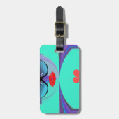 Étiquette À Bagage Heart Selfie (Devant Vertical)