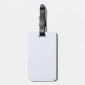 Étiquette À Bagage Heartbeat, Abstrait surreal Imaginaire Fractal Art (Dos Vertical)