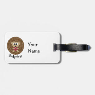 Étiquette À Bagage Hedgehug Hedgehog