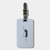 Étiquette À Bagage Hélicoptère chinook (Devant Vertical)