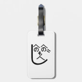 Étiquette À Bagage Henohenomoheji へ の へ の も へ じ (Dos Vertical)