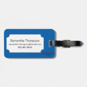 Étiquette À Bagage Héraldique (Dos horizontal)