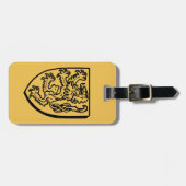 Étiquette À Bagage Héraldique : Lion (Devant horizontal)