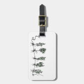 Étiquette À Bagage Herbes du jardin (Devant Vertical)